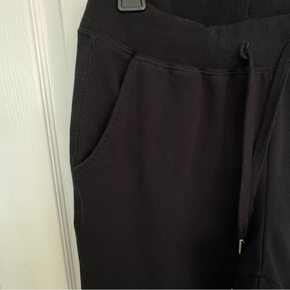 Ardene Black 82 Angel Joggers Women's M Y2K Streetwear Athleisure Sweatpants - Picture 3 of 10